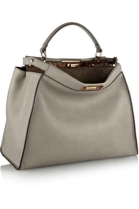 fendi large peekaboo|Fendi peekaboo medium leather tote.